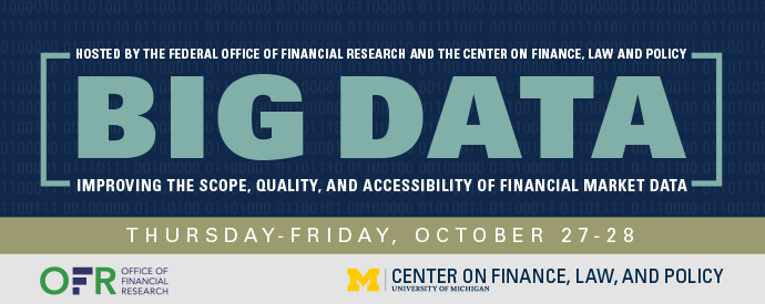 Logo of the OFR and University of Michigan 2016 big data conference